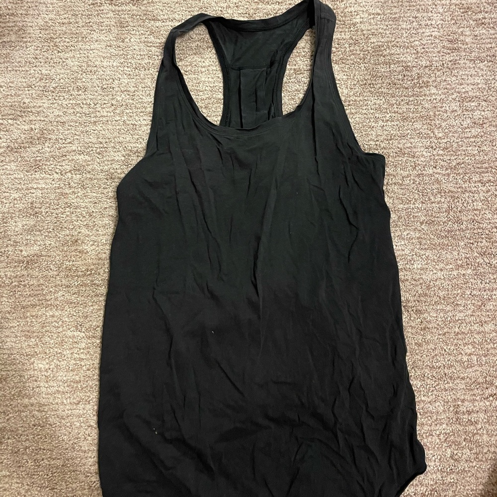 Black lulu tank top